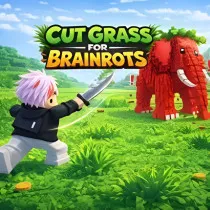Cut Grass for Brainrots!