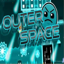 Play Geometry Dash OuterSpace now!