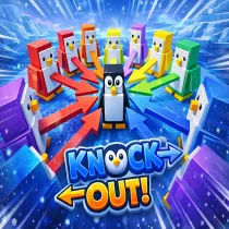 Play Knockout - Push Penguins on Ice! now!