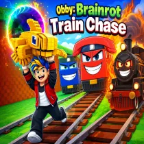 Obby: Brainrot Train Chase